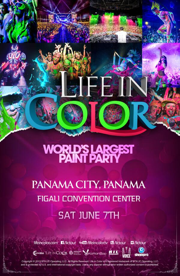 showpropanama's tweet photo. ¡Prepárate para la fiesta de pintura más grande del mundo! Este 7 de junio #LICPanama regresa... http://t.co/3dVbkMMCOb