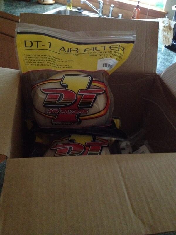 Thank you <a href="/DT1AirFilterUSA/">DT-1 Air Filter USA</a> for the great box of goodies and the continued support.