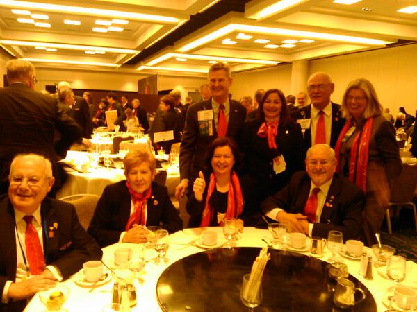 Gobernadores electos de España y Venezuela y sus cónyuges en el almuerzo presidencial #IA14