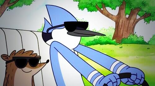 LugoJen's tweet photo. Me and my Friends. THEY SEE ME ROLLIN,THEY HATIN :P #Directioner #weird #crazy #swag #RegularShow #modercai #rigby http://t.co/9pwKwZVLSD