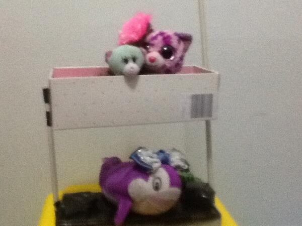 msp_VIPgirl's tweet photo. I made my stuffed animals a bunk bed! LOL http://t.co/VJuvaCZgbX