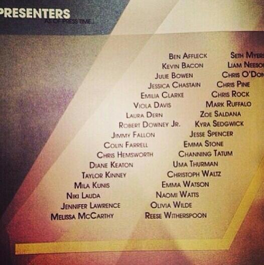 TSwiftFranceFan's tweet photo. #PHOTO: Les présentateurs des prix pendant les Golden Globes #GG2014 http://t.co/GsX2sKQtHc
