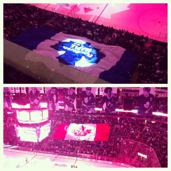 #TMLtalk photo: The Maple Leaf wave