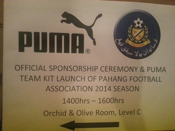 In KL for the <a href="/PahangFA/">Pahang FA Official | follow IG @pahangfa1959</a> puma launch
