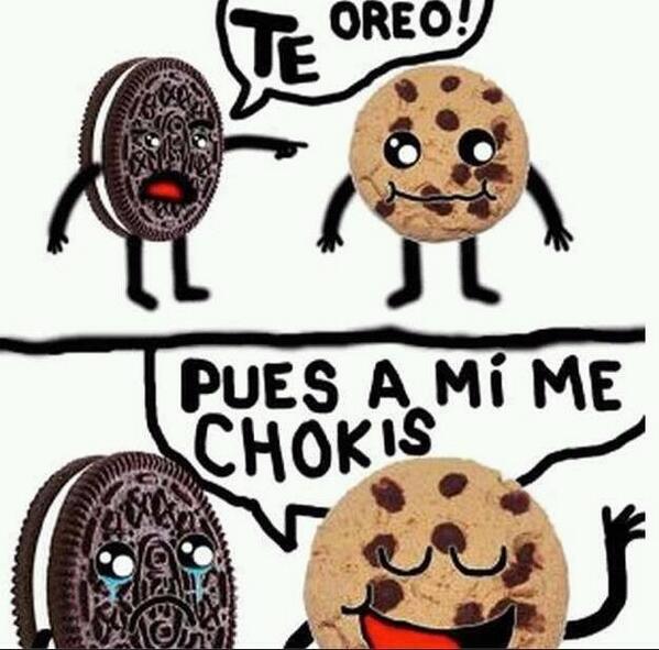 ElGuatequeMX's tweet photo. “@TravelReportMX: Guerra de galletas... Buena semana para todos! http://t.co/5jz7Hw6vVQ” #chistwits
