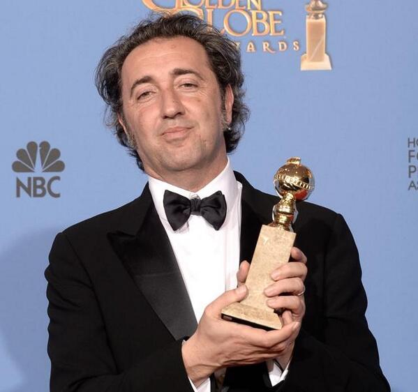 LaStampa's tweet photo. #GoldenGlobe a Paolo #Sorrentino per il film “La grande bellezza” http://t.co/oonlfjxnGT http://t.co/uVDjo5m23i