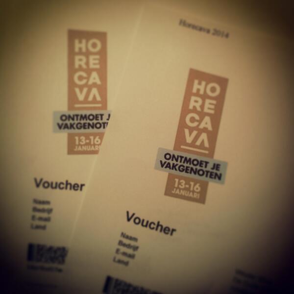 Op naar de #horecava