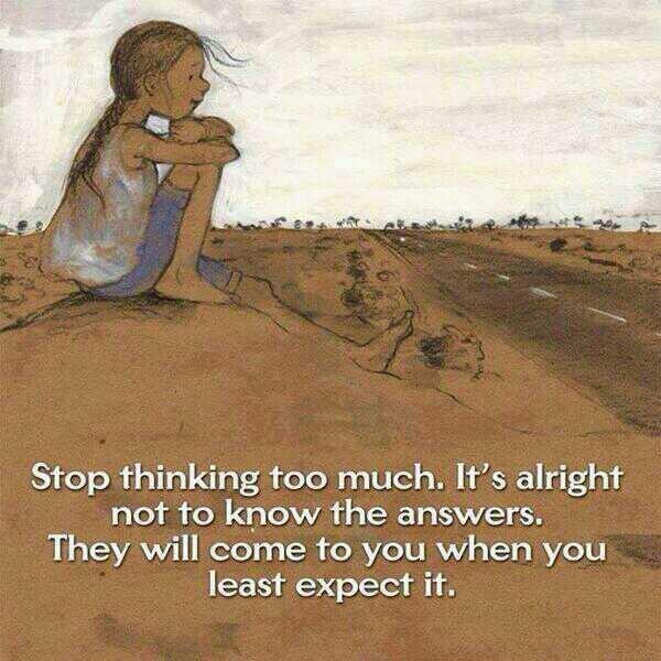 ellnezto's tweet photo. Stop thinking too much http://t.co/hAU23pN0xG