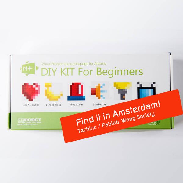 MindplusHQ's tweet photo. We gave away last kits to @techincognita  @waag. Feel free to hack with Arduino &amp; MInd+. http://t.co/F76jVTXk1f http://t.co/WHo8QM9b8r