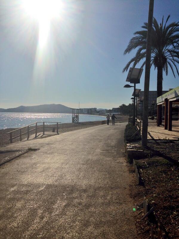 boundmagazine's tweet image. Good morning! Just stepped out of my apartment on the way to office to this! #Ibiza #CreativeViewing