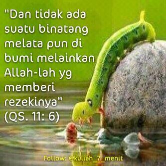 Azharul Fuad Mahfudh Ø¹ÙÙ ØªÙÙØªØ± Dan Tdk Ada Suatu Binatang Melata Pun Di Bumi Melainkan Allah Lah Yg Memberi Rezekinya Qs 11 6 Af M Dpbbm Http T Co Cgl1hxxlpz
