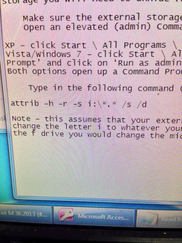 hasri_q's tweet image. Untuk thumbdrive… Kalau folder hidden sebab virus #dbtutorial