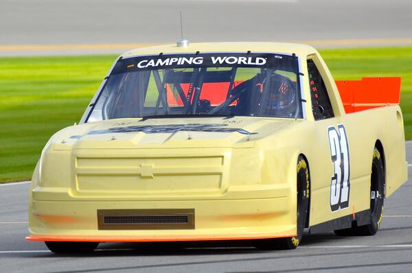 Team_HSM's tweet photo. New for 2014 - here's a closer look at the new nose package for the 2014 @TeamChevy Silverado's. http://t.co/Pqfpxqj2Bi