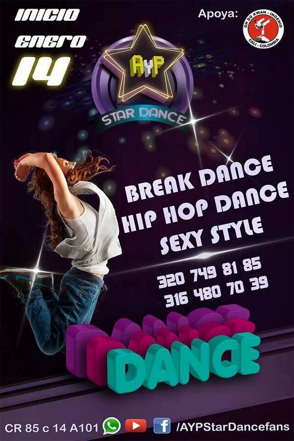 miloastudillo's tweet photo. NO OLVIDES ESTE  MARTES  EMPIEZAN LAS  CLASES  EN #AYPSTARDANCE  QUE  ESPERAS  PARA  INGRESAR LA 1 CLASE DE CORTESIA http://t.co/xZ7GcP6ztC