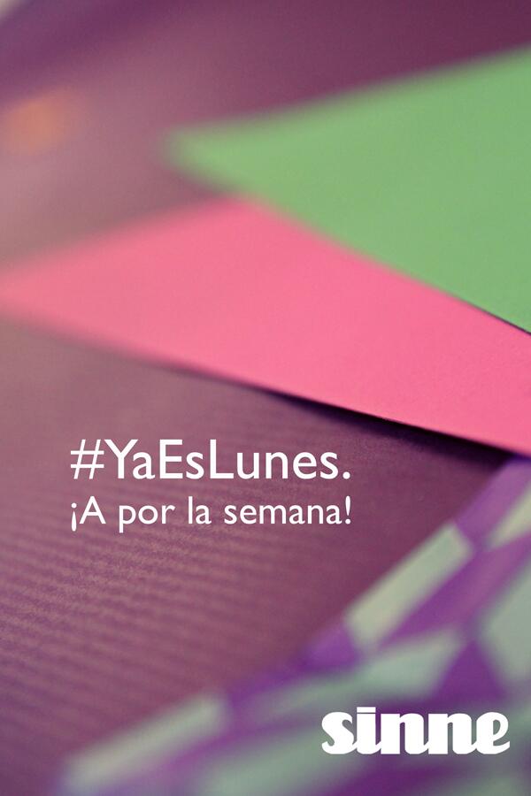 sinne_es's tweet photo. #YaEsLunes. A por todas! :) http://t.co/qchemCxBdx