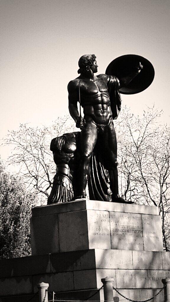 @Rinus_14 Statue of Achilles in Hyde Park, London. #youshouldhavebeentherebro