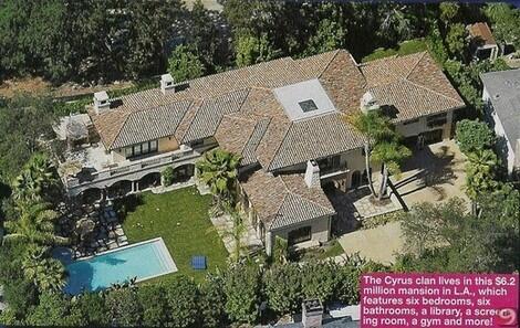 _CASASFAMOSAS_'s tweet photo. La casa de Miley Cyrus costó 6.500.000€. ¡Con tan sólo 21 años! Cuenta con piscina, spa, gimnasio, etc. http://t.co/e0nuW43jiY