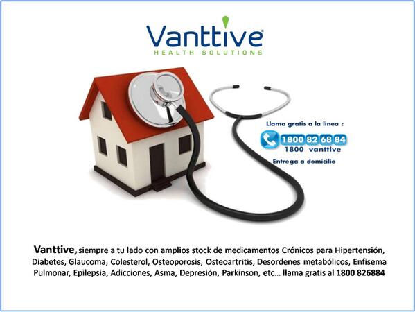Vanttive's tweet photo. Medicamentos especiales para pacientes crónicos. Llama gratis al 1800 826 884 http://t.co/tE9QsX0EO6