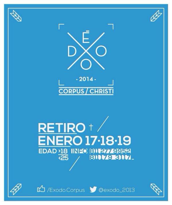 Exodo_2013's tweet photo. Ya están listos? Es este fin de semana! http://t.co/cMyey76CxB