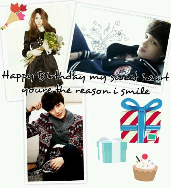 TL_krystalfx's tweet photo. @EXO__Kaii saengil chukkae hamnida gurdine :*:*:* http://t.co/JeESziUEnx
