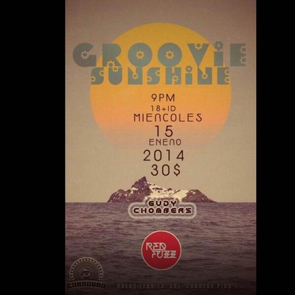 Miércoles 15 la despedida de los <a href="/GudyChombers/">Gudy Perro Viejo</a> acompañados por <a href="/RedFuzzBand/">Red Fuzz</a> 9pm $30 pesitos! facebook.com/events/4422202…