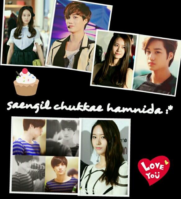 TL_krystalfx's tweet photo. @EXO__Kaii wish you all the best gurdine :*:* ♥♥♥ http://t.co/8UDcbGzNWP