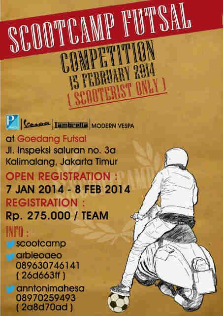 Yukk keringetan bareng di lapangan futsal sob <a href="/bopscoot/">Bogor Punya Scooter</a> <a href="/BUSSERSCOOTER/">BUSSER UPI BANDUNG</a> @BandungScooter@campursarivespa  <a href="/crashbarska/">Crashbar</a>