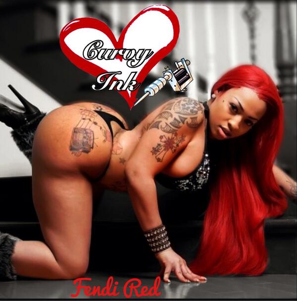 Curvy_Ink's tweet photo. Thanks again for letter me share this photo @TheRealFendiRed #CurvyInk #curvy #fendired #tattooedgirls http://t.co/zRGr4o6YLB