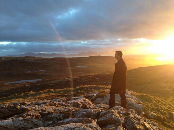 A sunset like no other, unbeaten January beauty on Ireland's Wild Atlantic Way. Like standing in a painting.