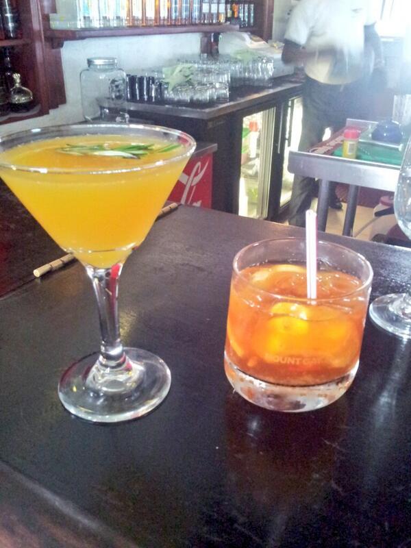 There's always a time and a place. <a href="/MountGayRumBds/">MountGayRumBarbados</a> Drinks: desperate Rosemary and Eclipse old fashioned - awesome