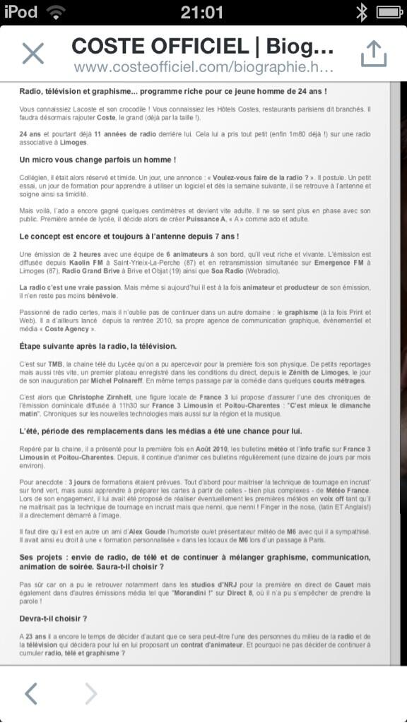 BalliniLaurena's tweet image. Lisez !!!!! Et prenez an de la graine !!! #bosseur #travailleur #perseverant @CosteOfficiel