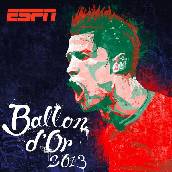 boss11roxz's tweet photo. Cristiano Ronaldo wins the Ballon d'Or 2013. #‎halamadrid http://t.co/I065gHzruG