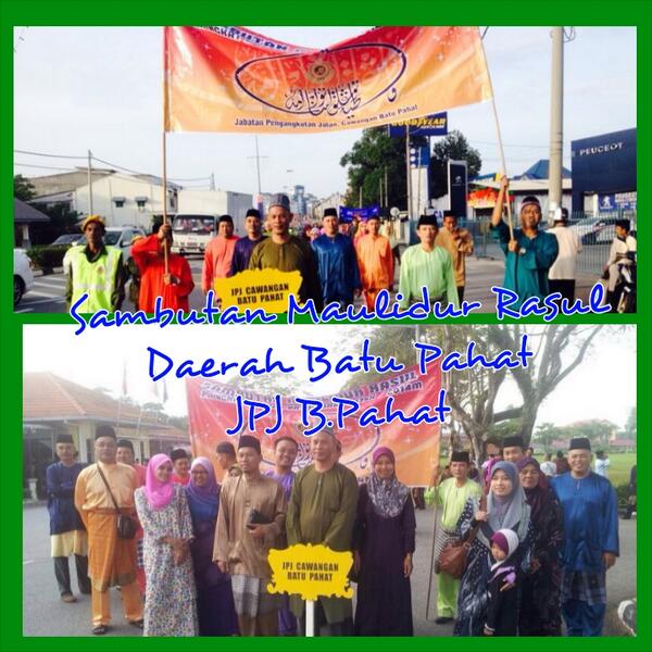 JPJJohor's tweet photo. Sambutan Maulidur Rasul di B.Pahat.@KP_JPJ ,@JPJ_Malaysia ,@SkuadM1JPJ ,@UKK_MOT ,@zeekay15 http://t.co/E19Lf6KTrw