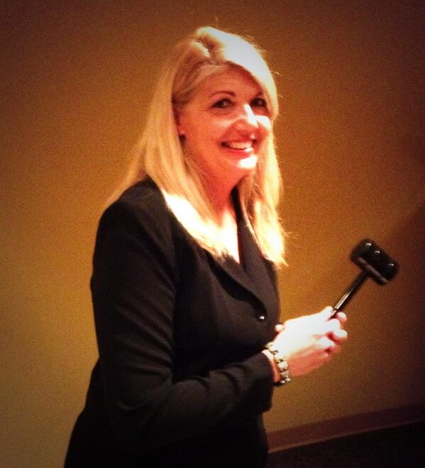 iatse115's tweet photo. Introducing Local 115's first Madame President Susan Phillips! @IATSE http://t.co/YPEq2euFnp