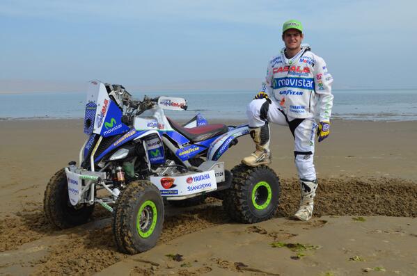 Ignacio Casale gano la #Etapa8 en Quads en el #Dakar2014 bit.ly/Kg1GBb