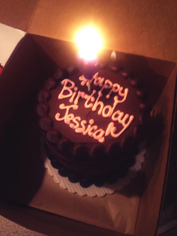 Nothing says Happy Birthday like sour cream fudge cake!
#numnumnum