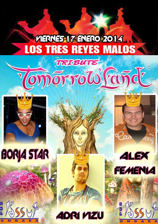 borjet1991's tweet photo. Viernes 17 Enero @LassutOndara //LOS 3 REYES MALOS\\ # TRIBUTE TOMORROWLAND # @adri_vizu @alex_femenia @borjet1991 http://t.co/vNSErryrkv
