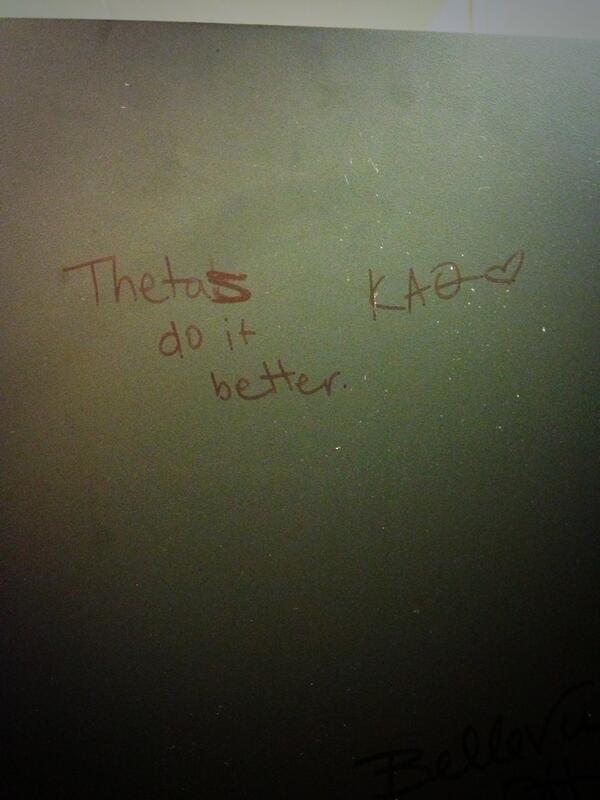 alexandra_5893's tweet image. Attention Thetas. This was on the stall at Hogs Breathe in Key West. #ThetaForALifetime