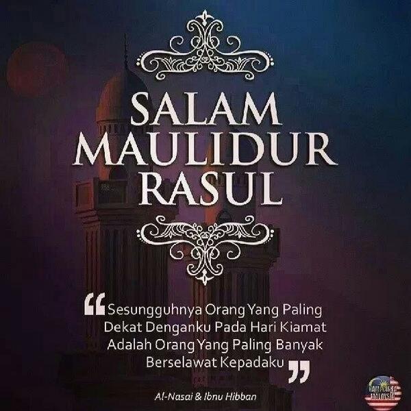 nazaki123's tweet photo. @BSMP_IPPM ,@penjaramalaysia ; Salam Maulidul Rasul. Banyakkan berselawat tanda mengingati junjungan kita http://t.co/y0fZTz338q