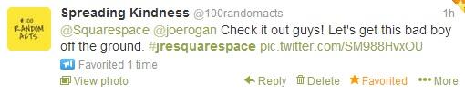 100randomacts's tweet photo. People love what we're doing!
Share the love and follow us!
@LewisHowes @johnleedumas @TropicalMBA @joerogan http://t.co/FHB37mgaF9