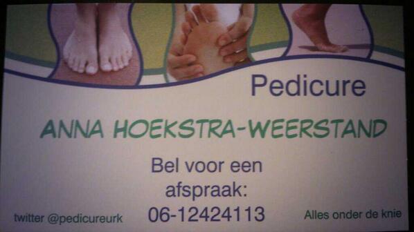 pedicureurk's tweet photo. Bedankt voor alle retweets! @wendyhakvoort is de gelukkige winnaar van een gratis voetenbehandeling twv. €20,- http://t.co/U6hPg2iBNb