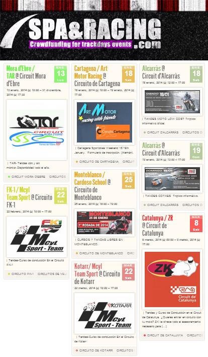 sparacingcom's tweet photo. Ya se va animando la organización de #tandas, #rodadas y #cursodepilotaje en #circuito - http://t.co/7WDRXPGfub - http://t.co/Fhw2WBSjHX