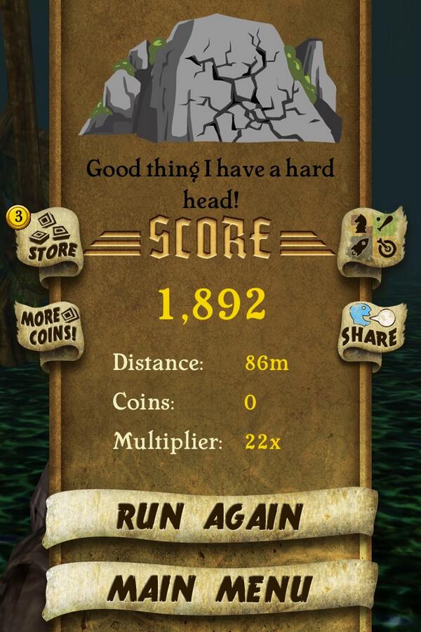 cdmcontractors's tweet photo. I got 1,892 points while escaping from demon monkeys. Beat that! http://t.co/rbNyAa3Qe9 #TempleRun http://t.co/5TETRfKY4e