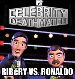 #ribery vs. #CR7 Wer gewinnt? Mein Tipp: #ribery #destroy Tweete Favorit + #destroy #weltfussballer #BallondOr2013