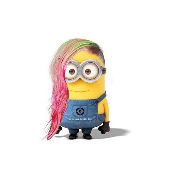 minion with wig