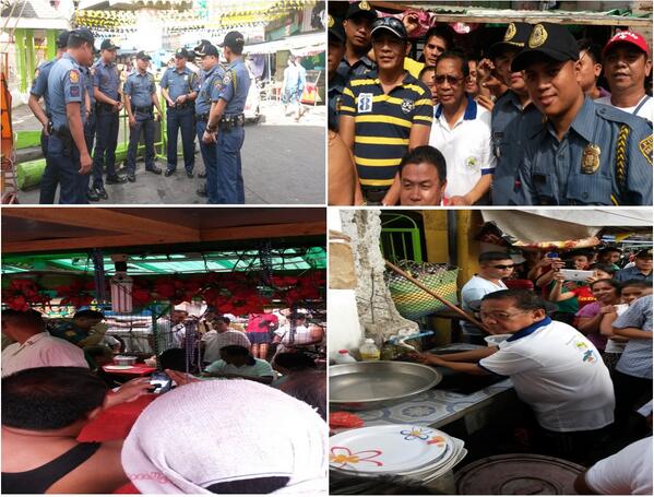 pasaypcp6react's tweet image. Sunday Jan 12,2014 VP BINAY &amp;amp; Party have their breakfast at Brgy Sto. Niño Pasay City.PCP 6 AOR.Thanks for the visit