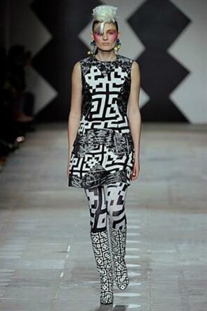 FQRCT's tweet photo. How fashion changes! We've spotted this catwalk number featuring monochrome QR codes http://t.co/IFBXmhMXLq #QRcode http://t.co/hoDpaCmHEG