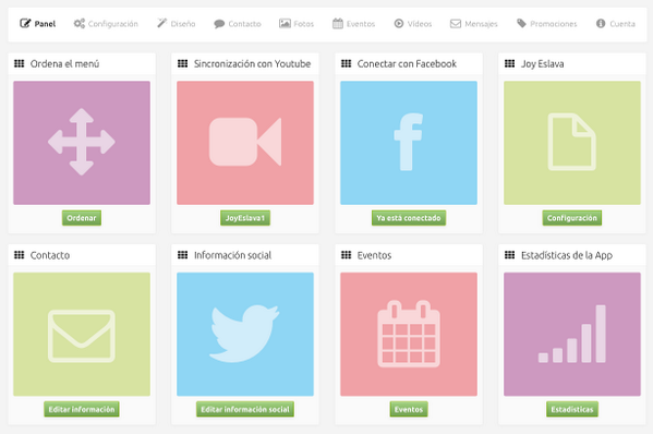 AppDaClub's tweet image. ¿Aún no has visto el panel de gestión tan sencillo que tenemos? En unos pocos pasos tu App esta lista para descargar