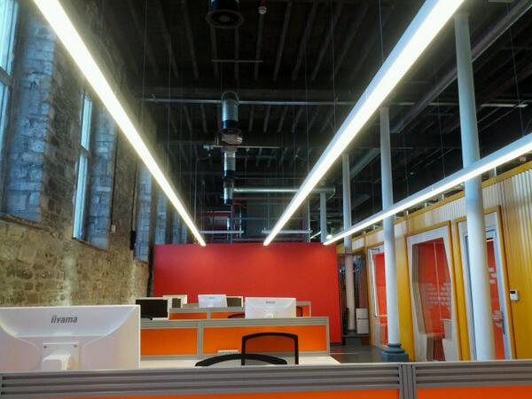 benlumley's tweet image. My office today - also known as @digicitycowork Bristol. Really very nice, more of you should use it!