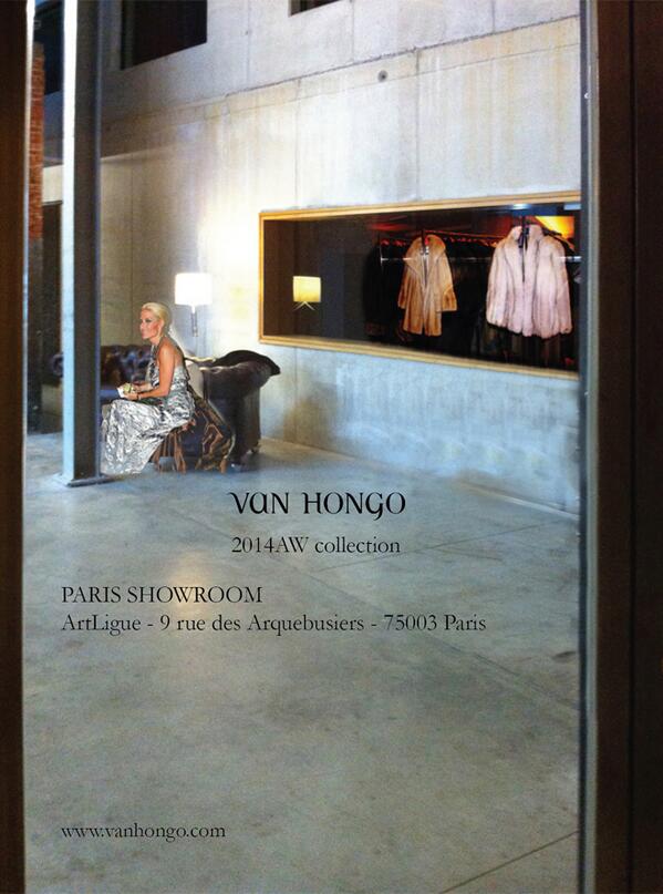 VanHongo's tweet photo. Van Hongo 2014AW CLOAKROOM collection showroom#parisfashionweek http://t.co/ptAuLgdyXN